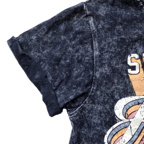 “Stay Wild Honey” Graphic Semi Crop Top - Picture 2 of 4